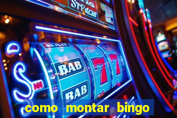 como montar bingo brinquedos toia