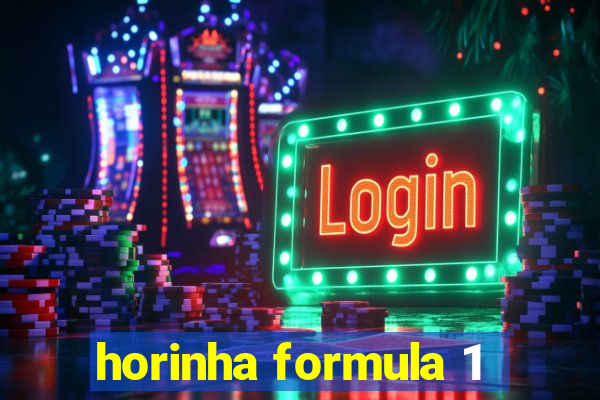 horinha formula 1