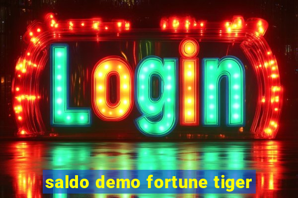 saldo demo fortune tiger