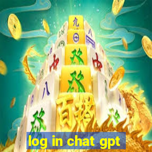 log in chat gpt