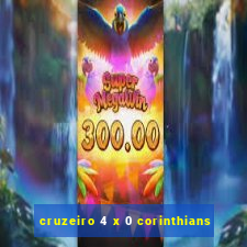 cruzeiro 4 x 0 corinthians