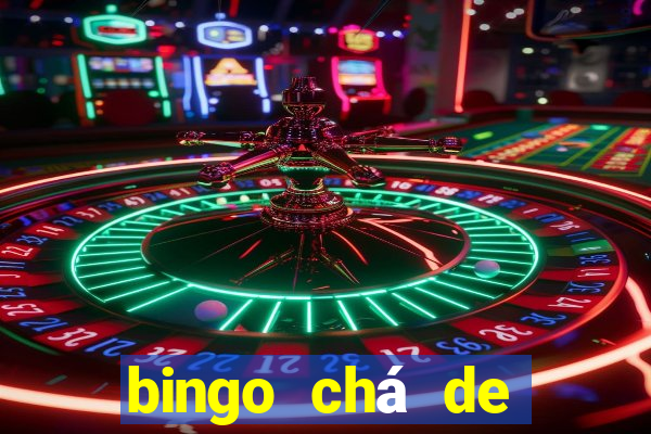 bingo chá de bebê excel